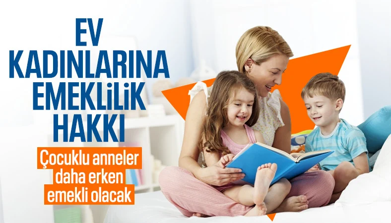 Ev kadınlarına emeklilik hakkı yolda: Primlerin 3'te birini devlet ödeyecek