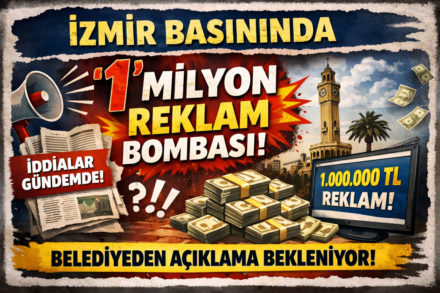 Son Mühür'ün Yaptığı Habere Göre: İddianın odağındaki belediyeden açıklama bekleniyor.. İzmir basınında '1' milyon reklam bombası!