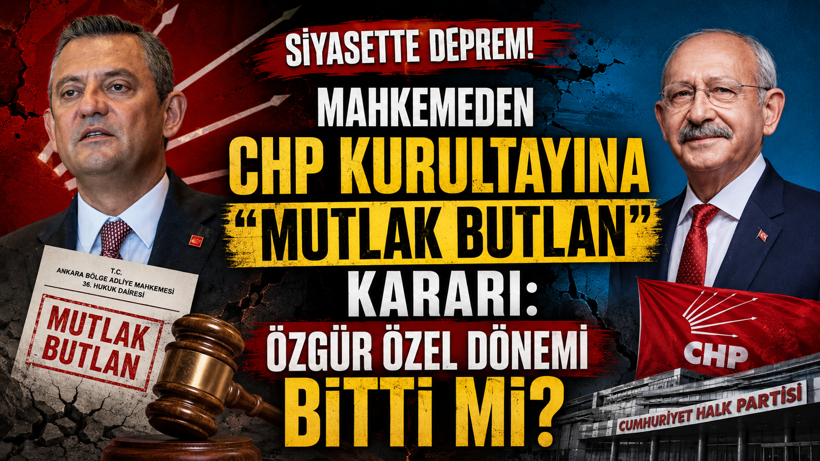 Siyasette Deprem! Mahkemeden CHP Kurultayına 