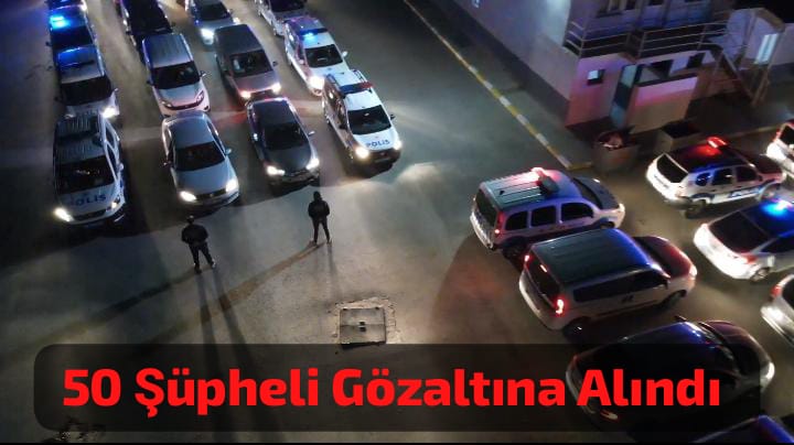 İzmir'de FETÖ/PDY Terör Örgütüne Yönelik Operasyon: 50 Şüpheli Gözaltına Alındı