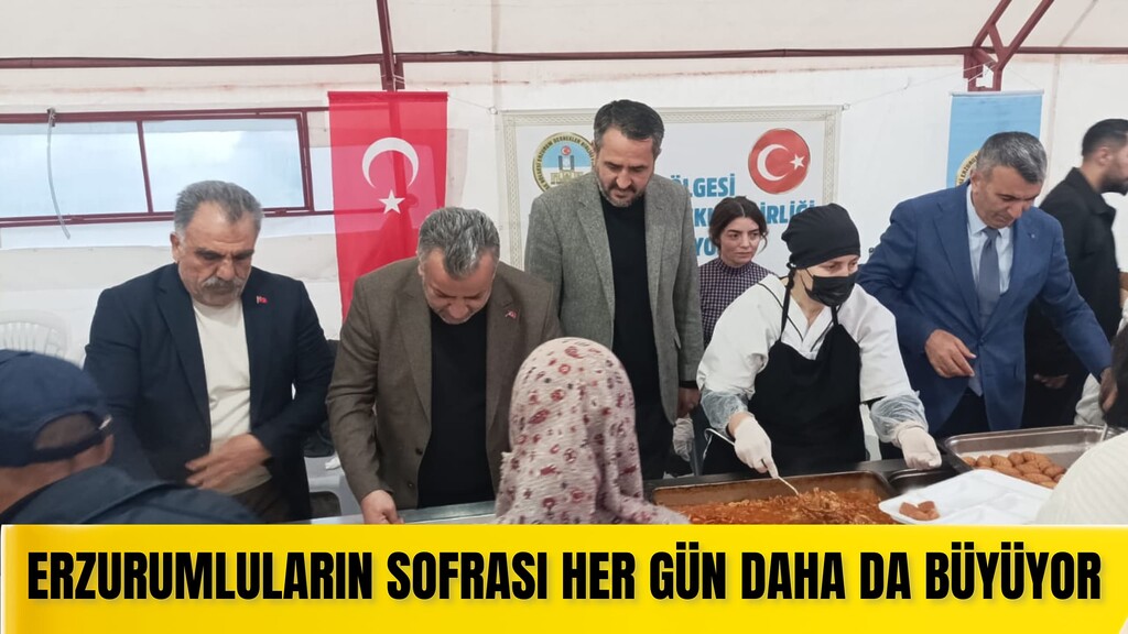 Çiğli’de Erzurumlular’ın Sofrası Her Gün Daha da Büyüyor