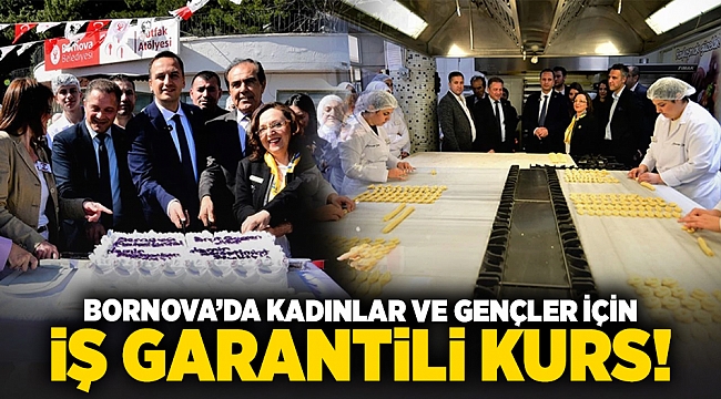 Bornova Belediyesi’nden Kadınlar ve Gençler İçin Yeni Bir İstihdam Fırsatı: İstihdam Garantili Pastacılık ve Ekmekçilik Kursu Başladı