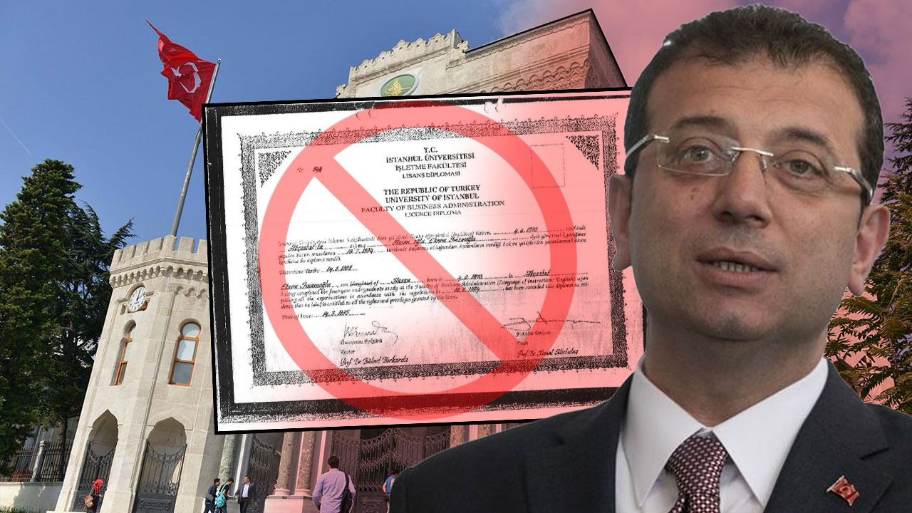 Ekrem İmamoğlu’na Şok! Diploması İptal Edildi!