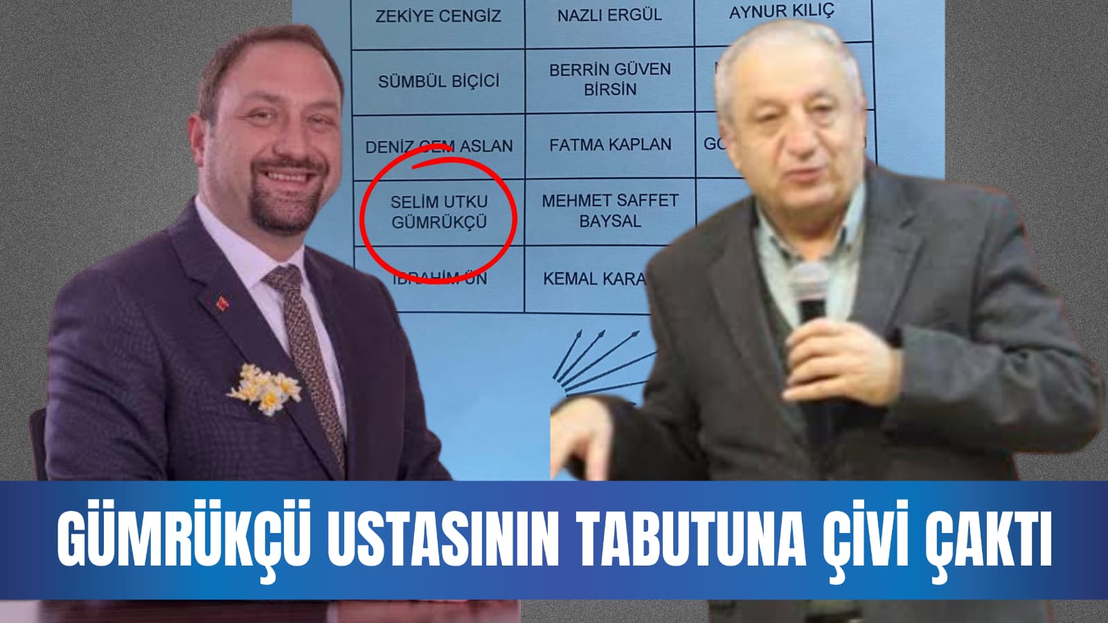 CHP Çiğli’de Delege Seçimlerinde Sürpriz: Utku Gümrükçü, Niyazi Arslan’ın Listesinden Aday Oldu