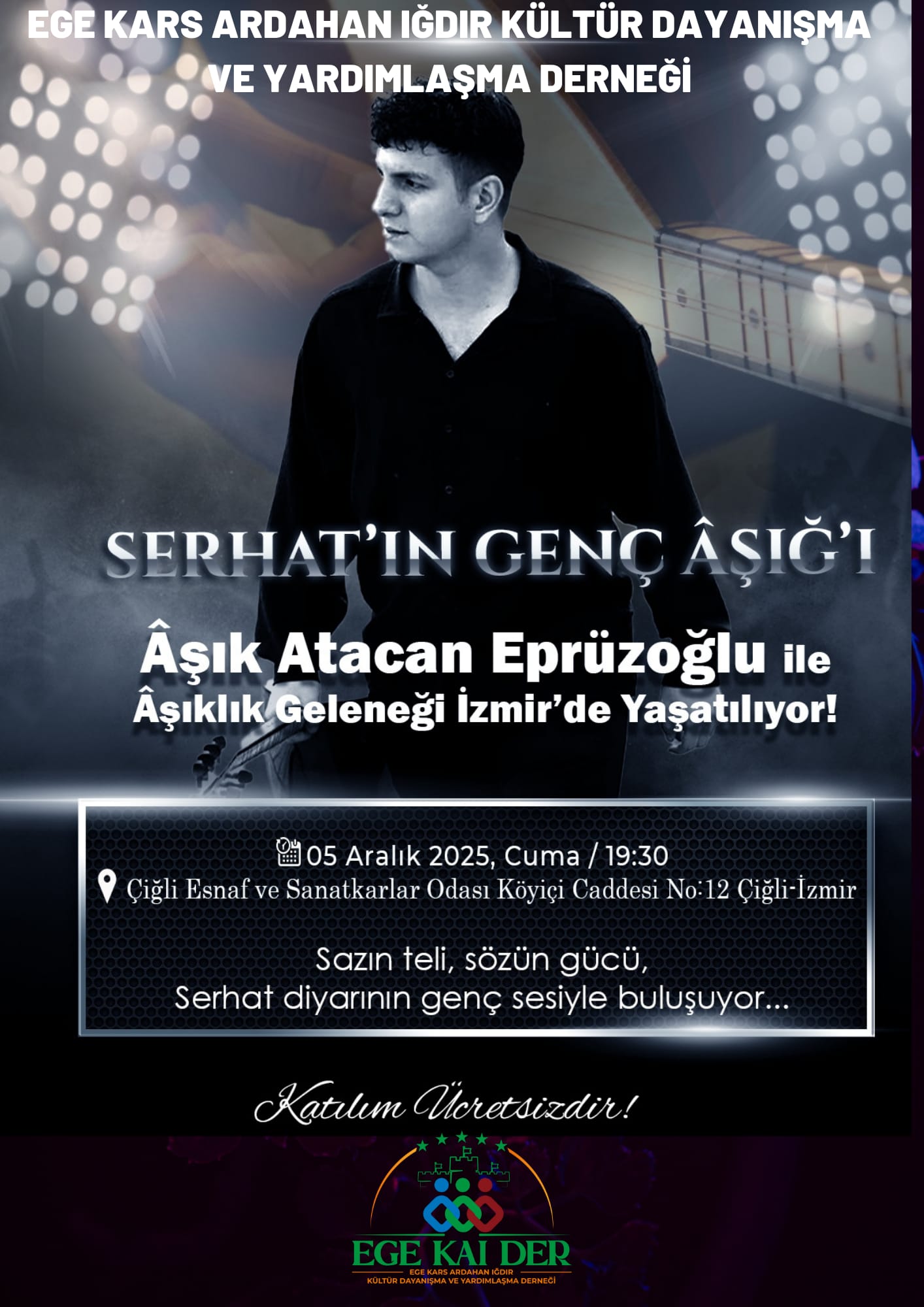 SERHAT’IN GENÇ ÂŞIKLARI – ÂŞIK ATACAN EPRÜZOĞLU İLE ÂŞIKLIK GELENEĞİ YAŞATILIYOR