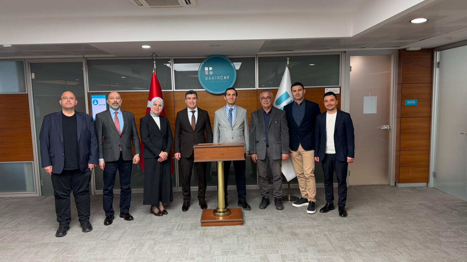 BAKIRÇAY ÜNİVERSİTESİ REKTÖR YARDIMCILIĞINA ATANAN PROF. DR. REŞAT DUMAN’A HAYIRLI OLSUN ZİYARETİ