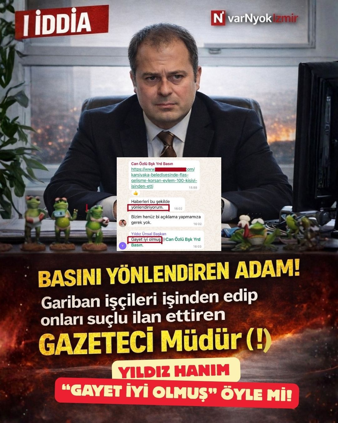 KARŞIYAKA’DA “WHATSAPP YAZIŞMASI” İDDİASI GÜNDEMDE