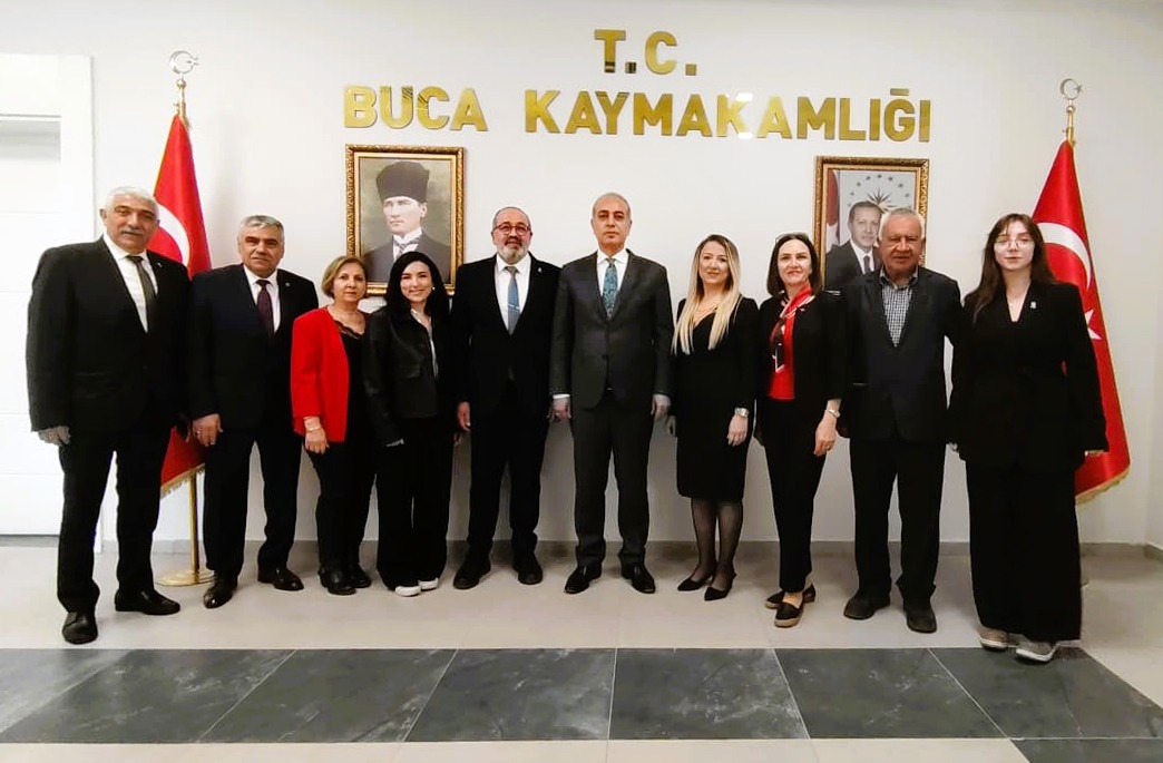 Buca’da Anlamlı Buluşma: ADD’den Kaymakam Gürbüz’e Nezaket Ziyareti