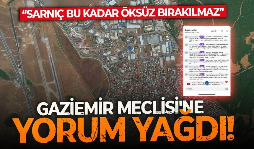 İzmir Gaziemir Meclisi'ne yorum yağdı: “Sarnıç bu kadar öksüz bırakılmaz”