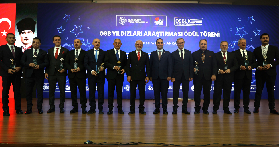 OSB Yıldızları Araştırması’nda İzmir A.O.S.B. Türkiye 4’üncüsü Oldu