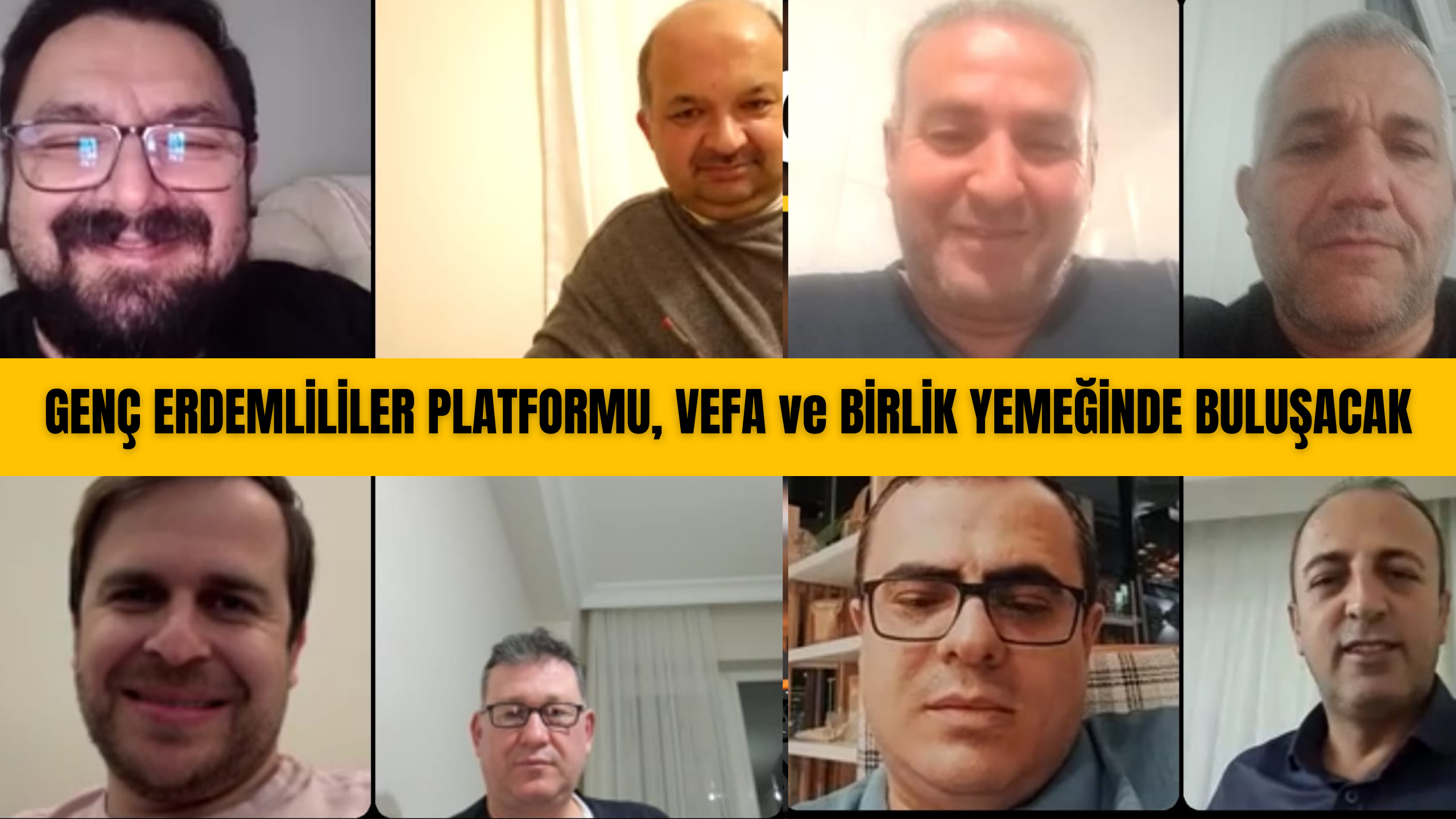 Genç Erdemliler Vefa ve Birlik Yemeğinde Buluşacak
