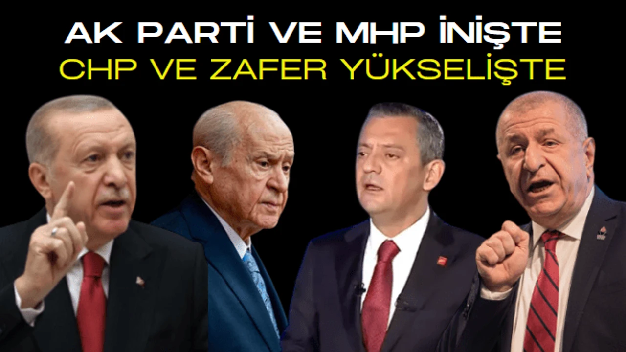Piar araştırdı: Şubat ayında AK Parti ve MHP inişte, CHP ve Zafer Partisi çıkışta!