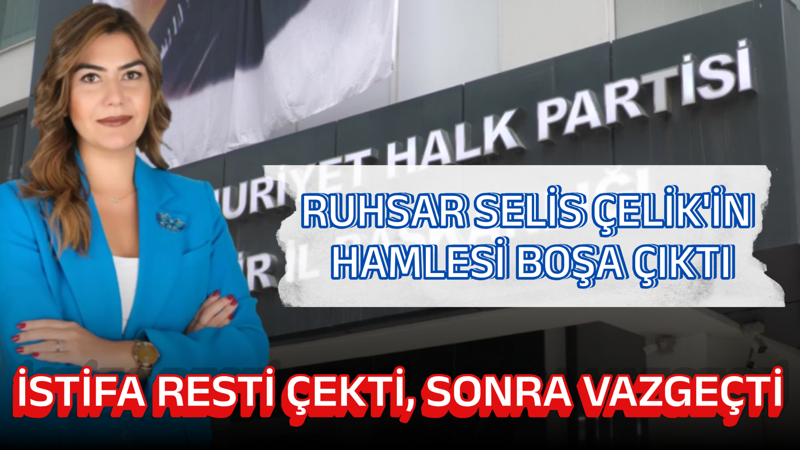 ÖNCE İSTİFA RESTİ ÇEKTİ, SONRA VAZGEÇTİ