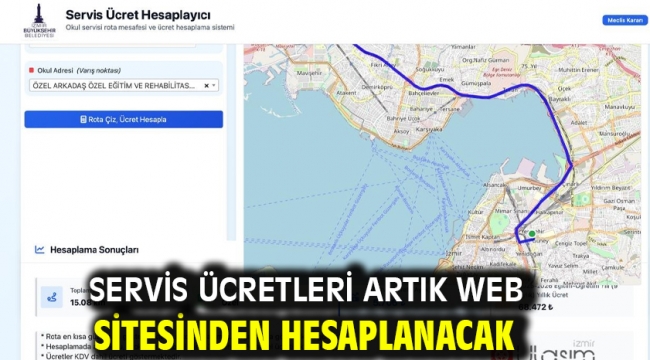 İzmir’de velilere kolaylık: Servis ücreti hesaplama sitesi açıldı