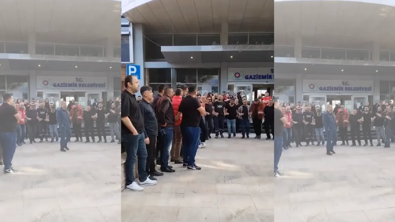 TİS krizi İzmir belediyelerini sardı: Gaziemir'de işçiler greve başladı!