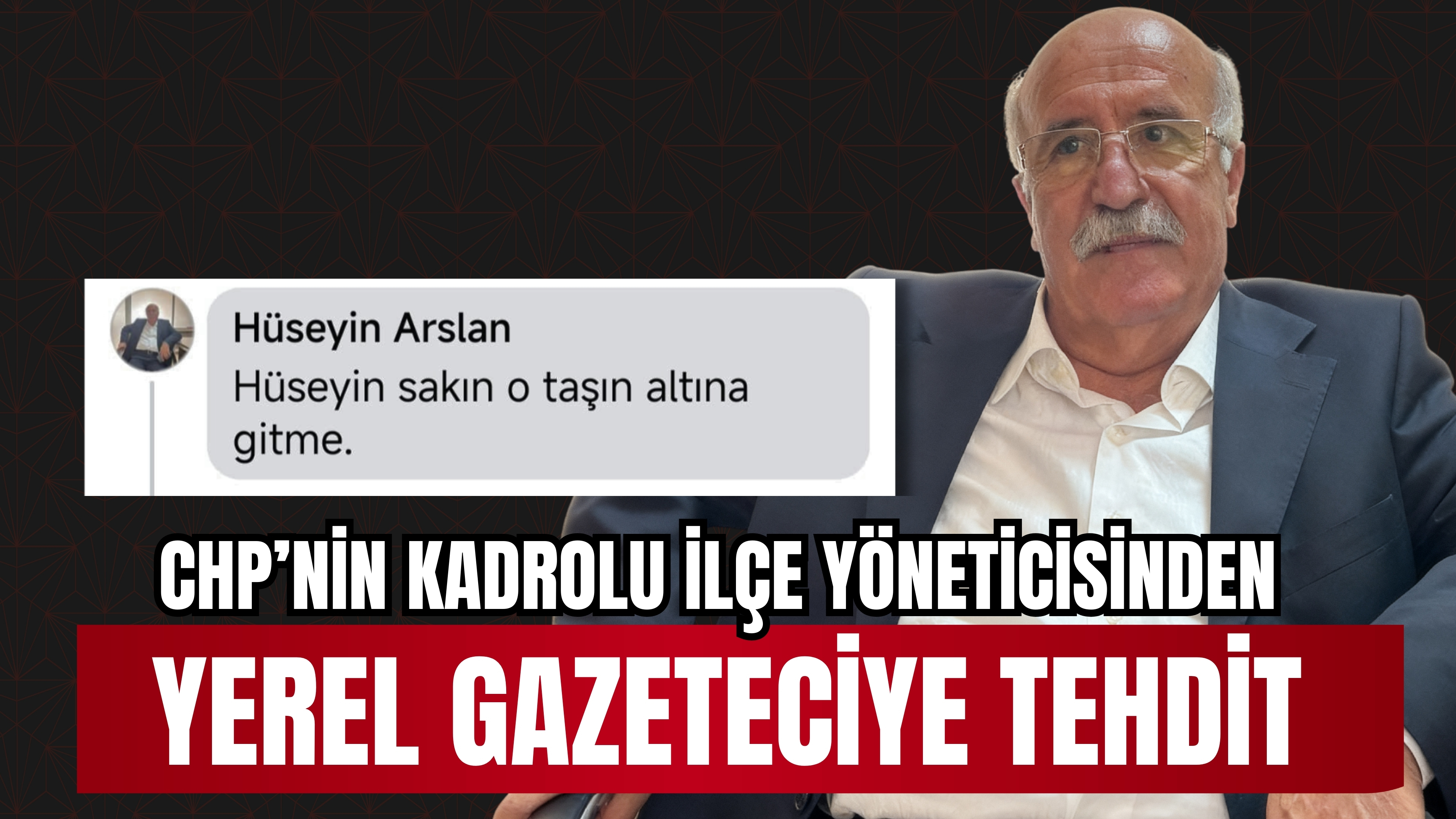 CHP ÇİĞLİ’DE KADROLU İLÇE YÖNETİCİSİNDEN YEREL BASINA TEHDİT 